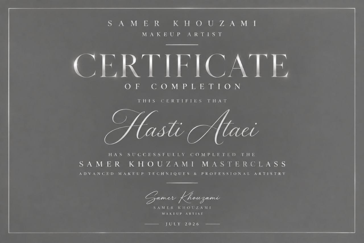 تصویر گواهی با نام Samer Khouzami